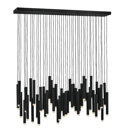 Harmony 45-Light Linear Pendant in Black