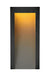 Taper LED Wall Mount in Textured Black