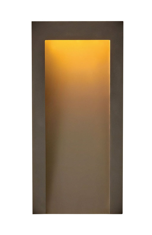 Taper Medium LED Outdoor Wall Sconce in Textured Oil Rubbed Bronze