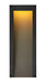 Taper LED Wall Mount in Textured Black