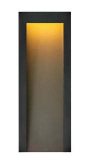 Taper Large LED Outdoor Wall Sconce in Textured Black