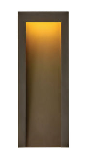 Taper Large LED Outdoor Wall Sconce in Textured Oil Rubbed Bronze
