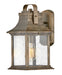 Grant Small Wall Mount Lantern in Burnished Bronze