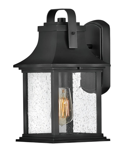 Grant Small Wall Mount Lantern in Textured Black