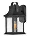 Grant Small Wall Mount Lantern in Textured Black