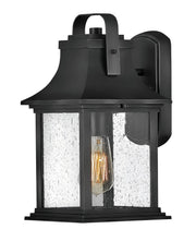 Grant Small Outdoor Wall Lantern in Textured Black