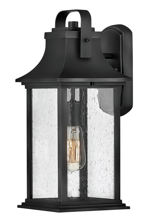 Grant Medium Wall Mount Lantern in Textured Black