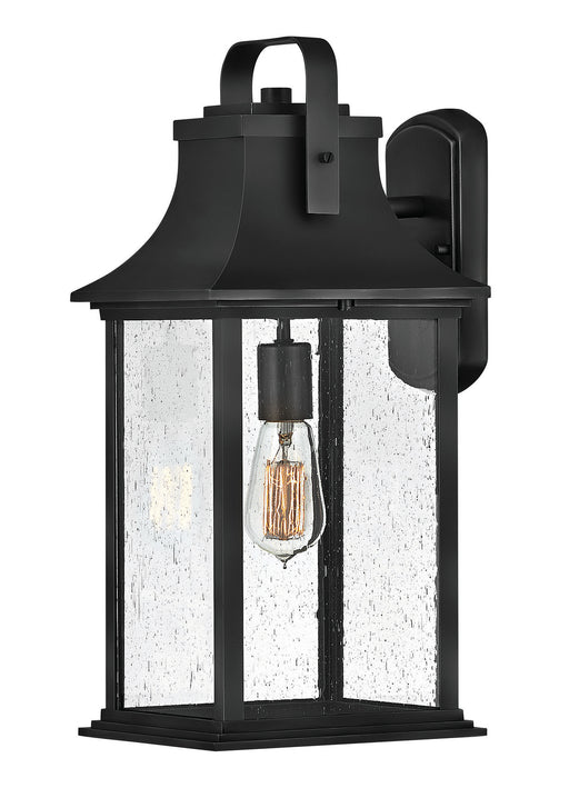 Grant Large Wall Mount Lantern in Textured Black