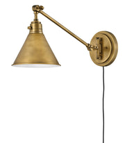 Arti 10.25" Swing Arm Wall Lamp in Heritage Brass