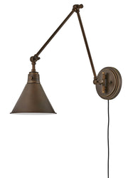 Arti 18.25" Swing Arm Wall Lamp in Olde Bronze