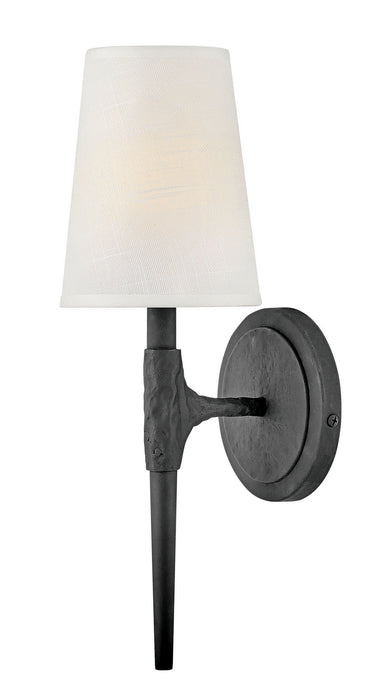 Beaumont Single Light Sconce in Black