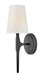 Beaumont Single Light Sconce in Black