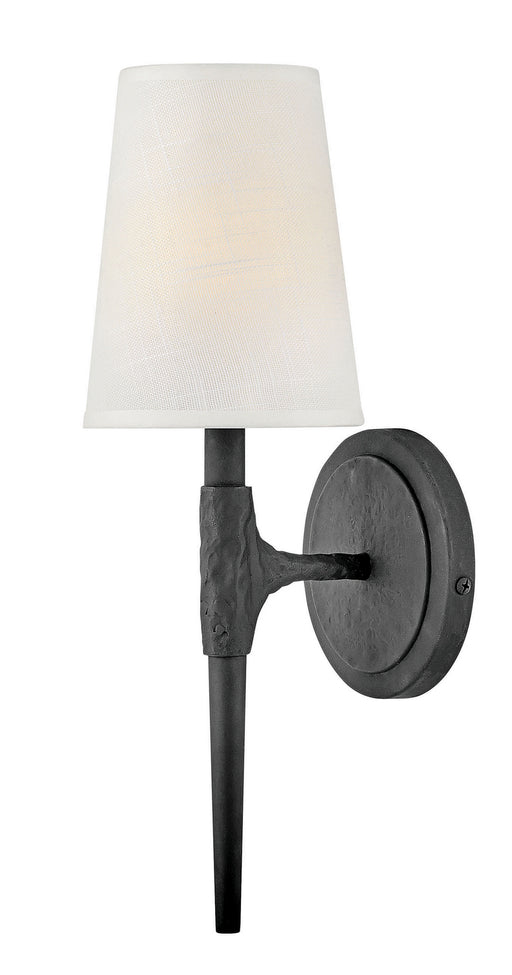 Beaumont Single Light Sconce in Black