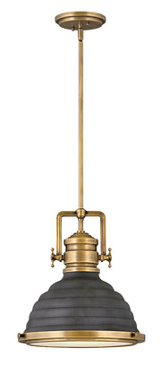 Keating Pendant in Heritage Brass