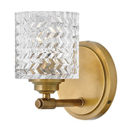 Elle Bath Sconce in Heritage Brass