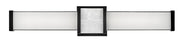 Pietra 24.75" LED Bath Vanity Light in Black