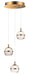 Swank 3-Light LED Pendant - Lamps Expo