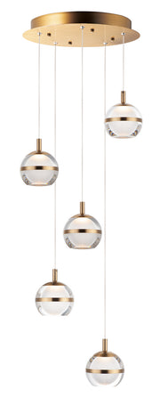 Swank 5-Light LED Pendant - Lamps Expo
