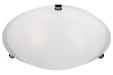 Malaga Four Light Flush Mount in Oil Rubbed Bronze