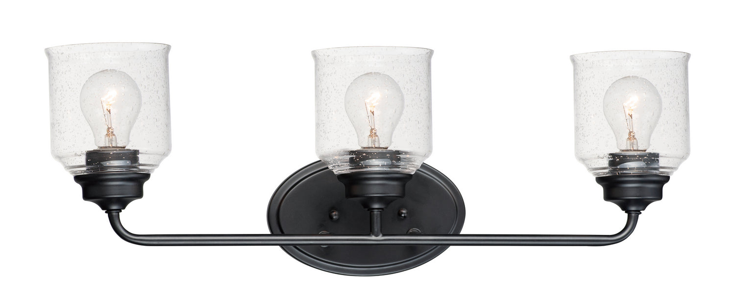 Acadia Three Light Bath Vanity in Black