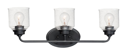 Acadia Three Light Bath Vanity in Black