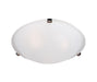 Malaga Two Light Flush Mount in Oil Rubbed Bronze