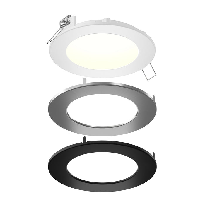 LED Recessed Panel Light with Multi Trim in Multi