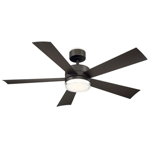 Wynd 52" Outdoor Ceiling Fan with Light in Bronze