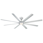 Hydra 96" Ceiling Fan in Titanium Silver