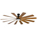 Windflower 80" Ceiling Fan in Matte Black - Lamps Expo