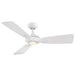 Mykonos 52" Ceiling Fan in Matte White - Lamps Expo