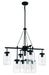 52128-ESP- Crosspoint 8-Light Outdoor Chandelier in Espresso by Craftmade