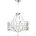 Lulu 5-Light Chandelier in Polished Chrome - Lamps Expo