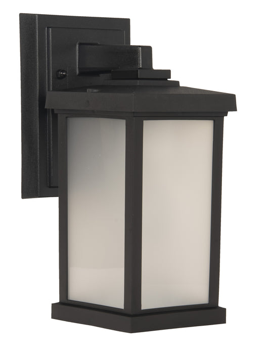 Composite Lanterns 1-Light Wall Lantern in Textured Matte Black