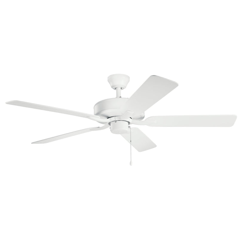 Basics Pro Patio 52" Ceiling Fan in Matte White