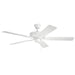 Basics Pro 52" Patio Ceiling Fan in White - Lamps Expo