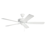 Basics Pro 52" Ceiling Fan in Matte White