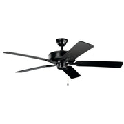 Basics Pro 52" Ceiling Fan in Satin Black