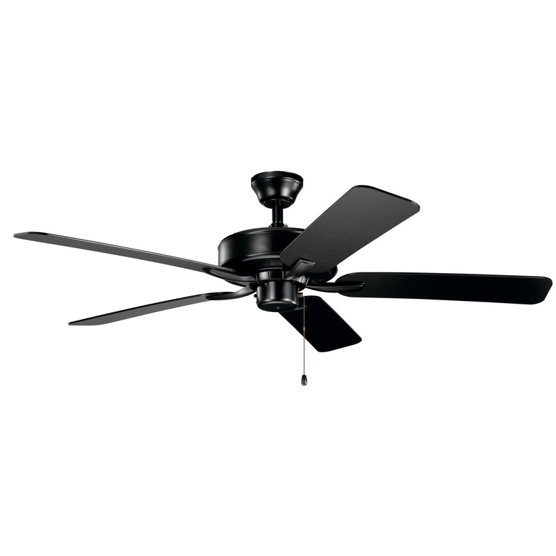 Basics Pro 52" Ceiling Fan in Satin Black