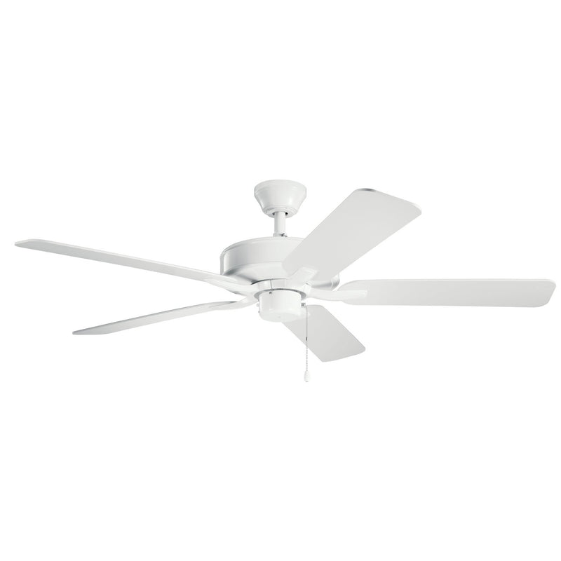 Basics Pro 52" Ceiling Fan in White