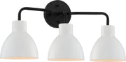 Sloan 3-Light Bath Vanity Light in Matte Black