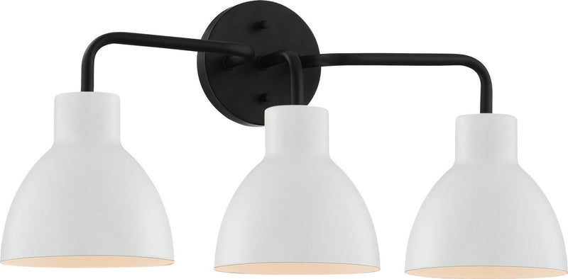 Sloan 3-Light Bath Vanity Light in Matte Black