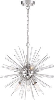 Cirrus 8-Light Chandelier in Polished Nickel