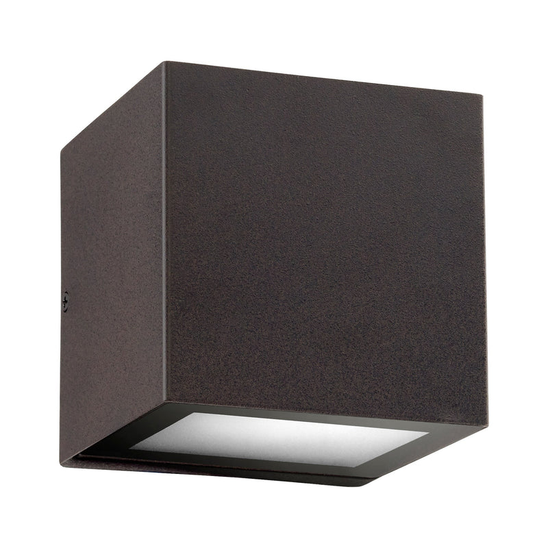Ion 5" 2 Light LED Outdoor Wall Light in Oiled Bronze
