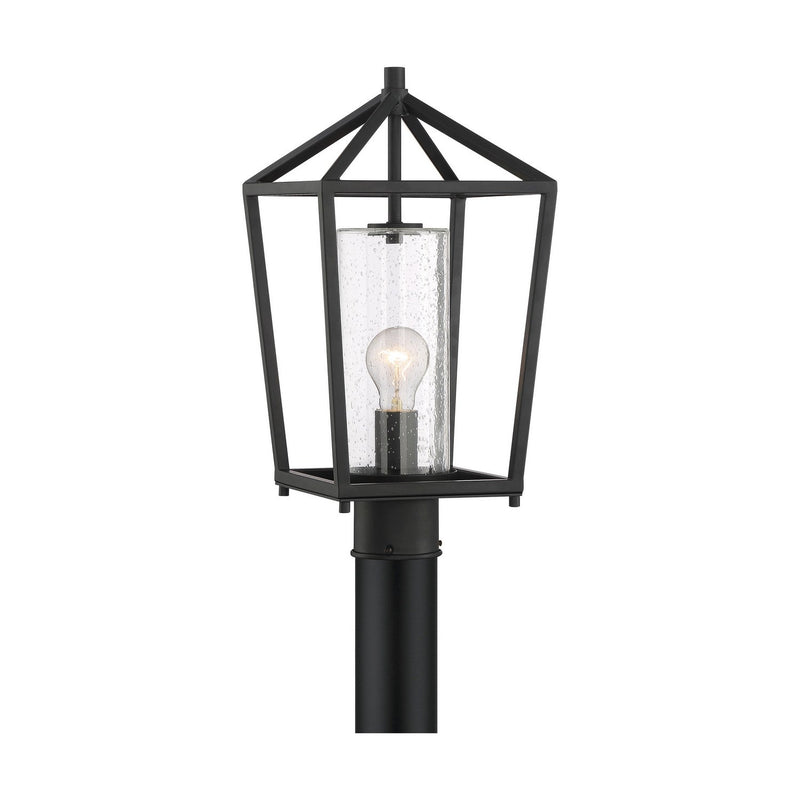 Hopewell Outdoor Post Light in Matte Black
