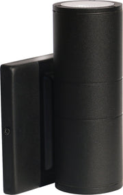 Dark Sky LED Outdoor Cylinder Wall Sconce in Black