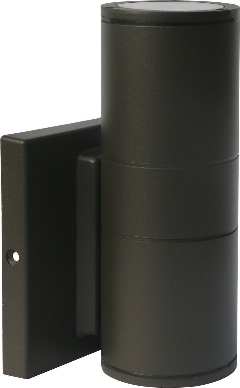 Dark Sky LED Outdoor Cylinder Wall Sconce in Bronze