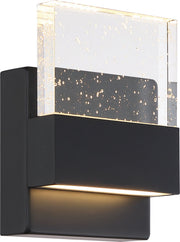 Ellusion Small LED Wall Sconce in Matte Black