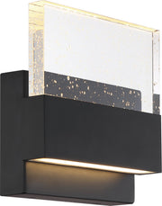 Ellusion Wide LED Wall Sconce in Matte Black