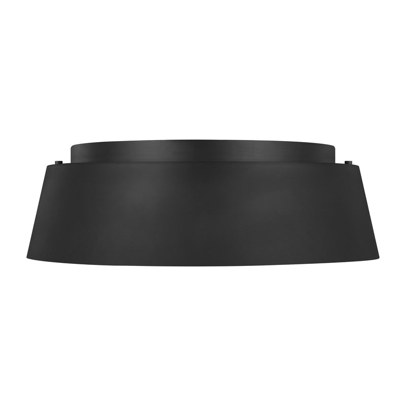 Asher 3-Light Flush Mount in Midnight Black - Lamps Expo